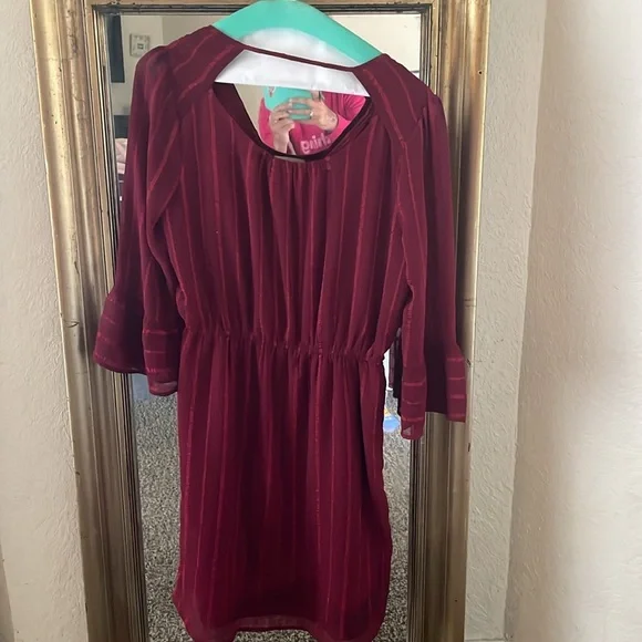 I wore this dress a couple times. It fits so nice and has pockets, which I love - Picture 2 of 3